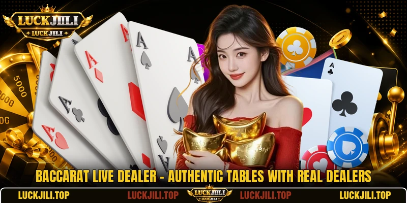 Baccarat Live Dealer - Authentic Tables With Real Dealers