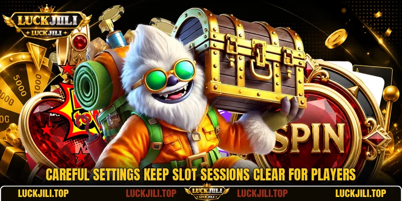 Careful settings keep slot sessions clear for players