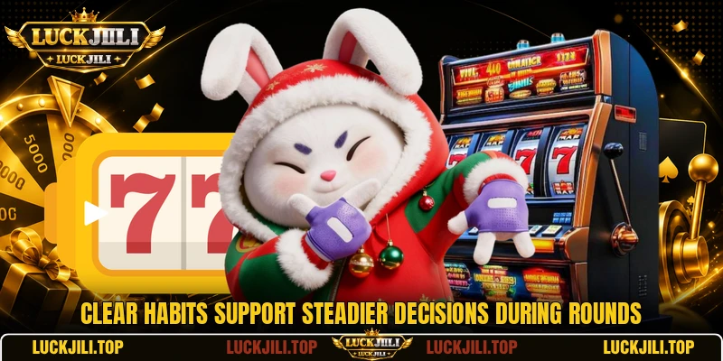 Clear habits support steadier decisions during rounds