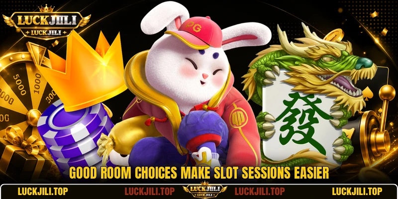 Good room choices make slot sessions easier Good room choices make slot sessions easier