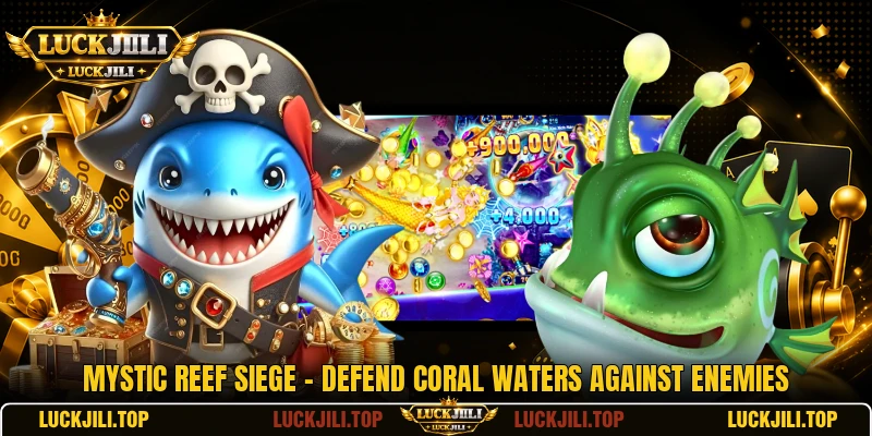 Mystic Reef Siege - Defend Coral Waters Against Enemies