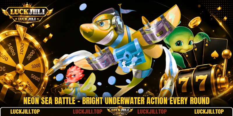 Neon Sea Battle - Bright Underwater Action Every Round