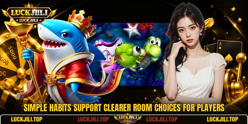 Simple habits support clearer room choices for players