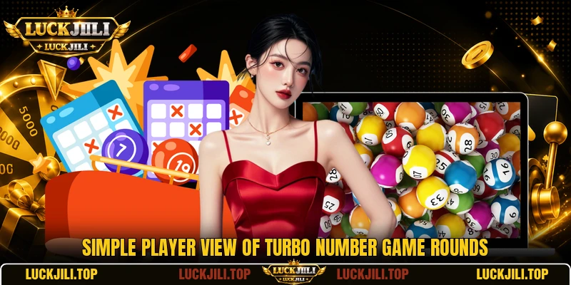 Simple player view of Turbo Number Game rounds