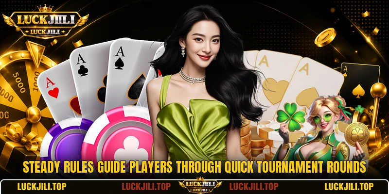 Steady rules guide players through quick tournament rounds